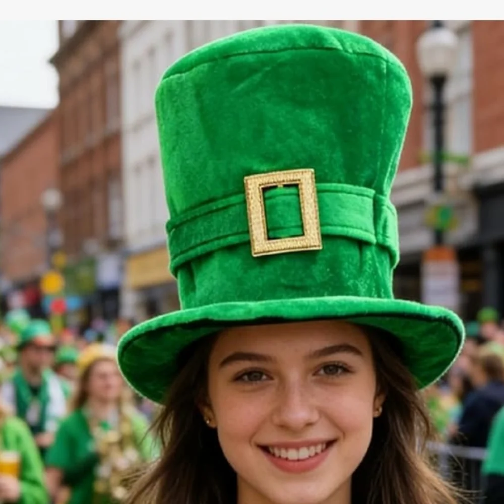 Green St. Patrick's Day Top Hat